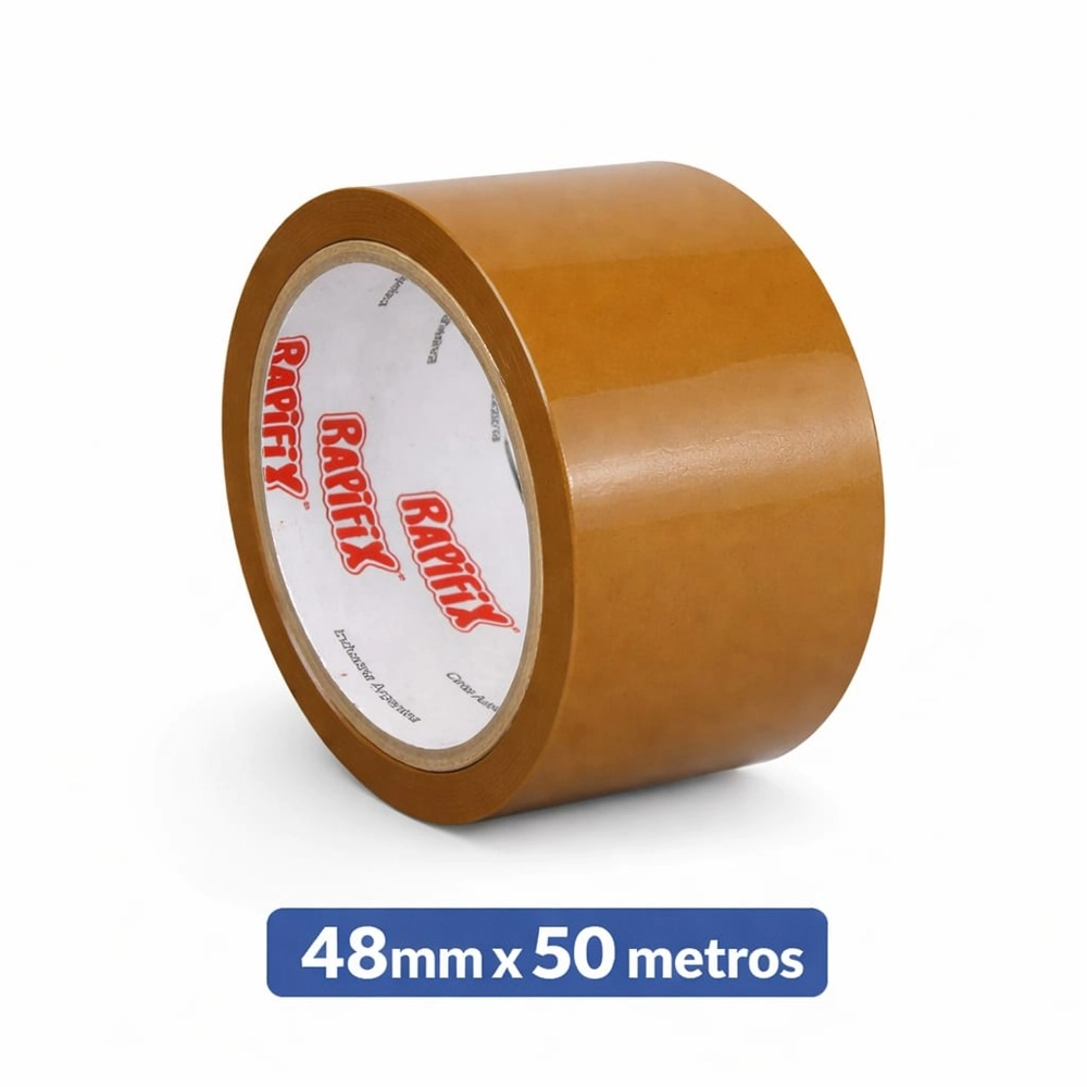 RAPIFIX CINTA EMBALAR MARRON 48 X 50