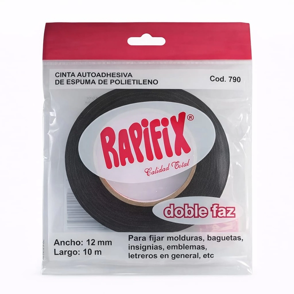 RAPIFIX N790 CINTA DOBLE FAZ P/MOLD. 12 MM X 10 M