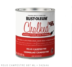 RUST OLEUM CH BROCH TIZA ROJO CAMPESTRE 887 (342646)