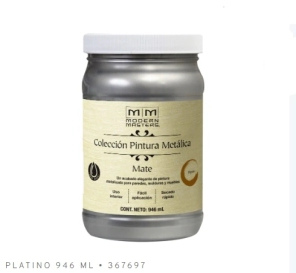 RUST OLEUM MM METALICO MATE PLATINO 0.946L (367697)