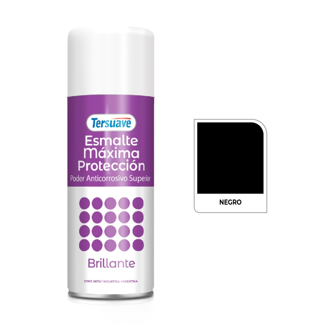 TERSUAVE AEROSOL DOBLE ACCION NEGRO 440 CC