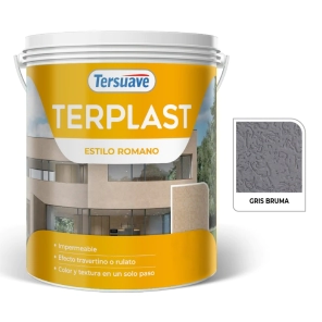 TERPLAST ROMANO MEDIANO GRIS BRUMA 6 KG