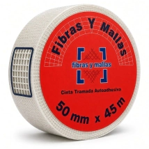 FIBRAS Y MALLAS-CINTA TRAMADA AUTOADHESIVA 5cm x 45M