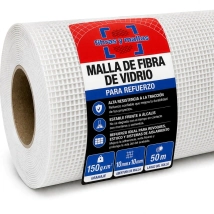 FIBRAS Y MALLAS-MALLA FIBRA DE VIDRIO 150 GR 10x10mm