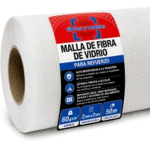FIBRAS Y MALLAS-MALLA FIBRA DE VIDRIO 60 GR 2x2mm