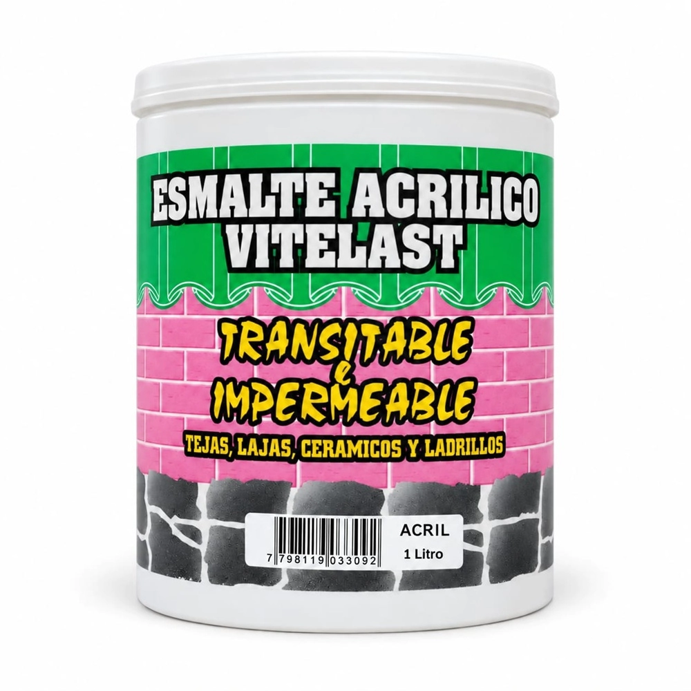 VITECSO ESMALTE ACRILICO GRIS 1 LT
