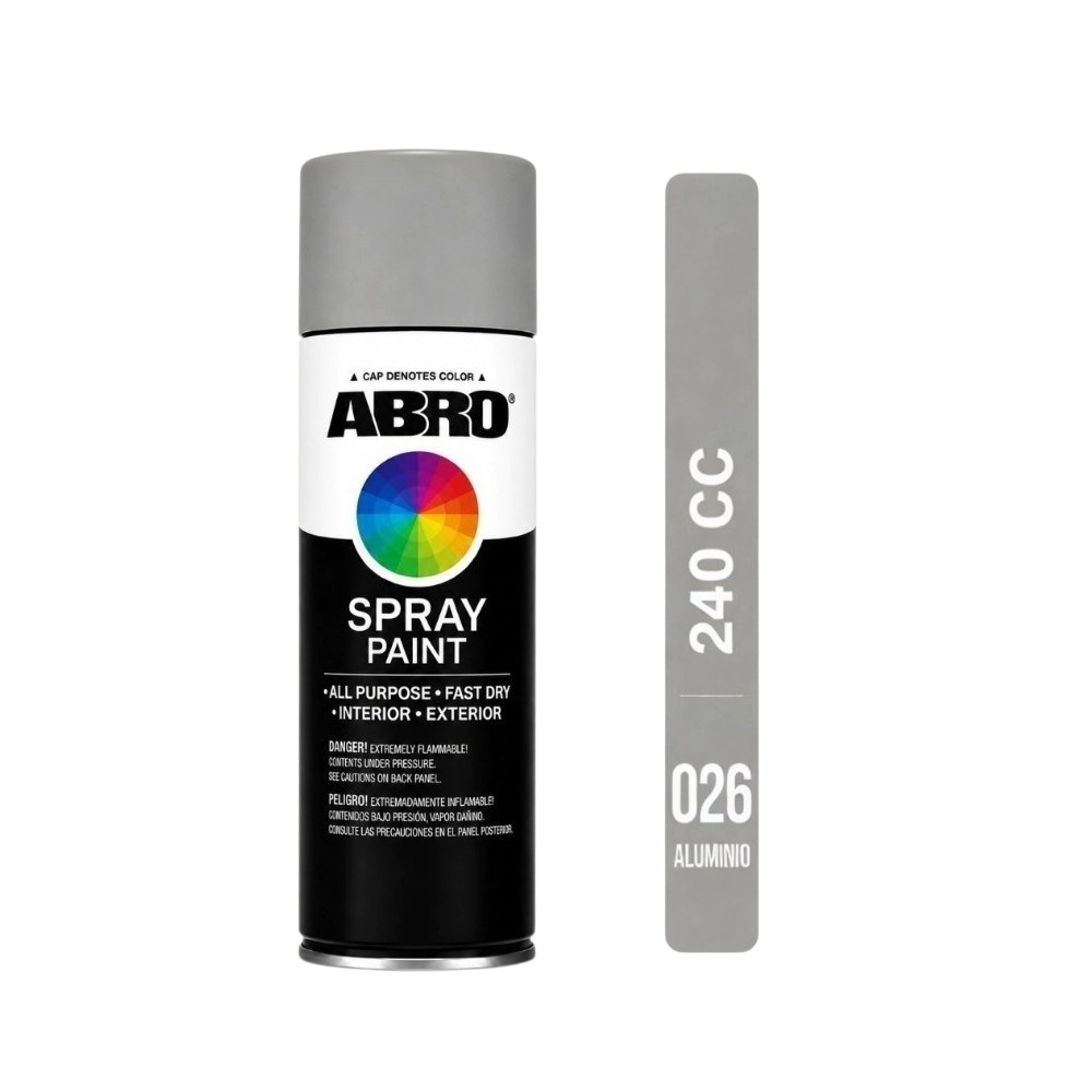 ABRO 240cc AEROSOL ALUMINIO      (026)