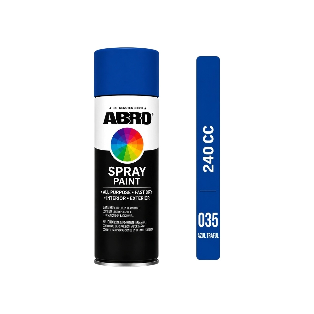 ABRO 240cc AEROSOL AZUL TRAFUL    (035)