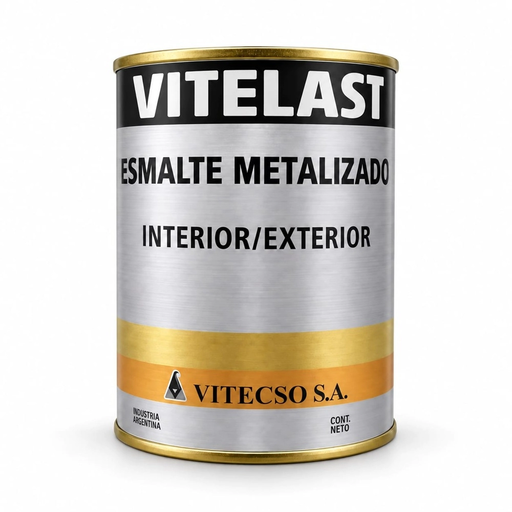 VITELAST ESMALTE METALIZADO ORO 500 CC.