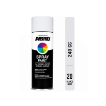 ABRO 240cc AEROSOL BLANCO MATE     (020)