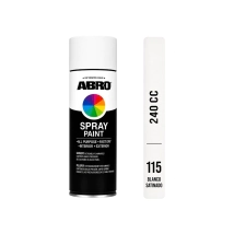 ABRO 240cc AEROSOL BLANCO SATINADO (115)