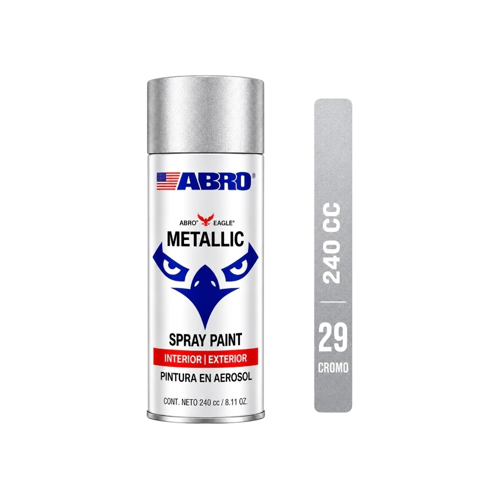 ABRO 240cc AEROSOL CROMO    (029)