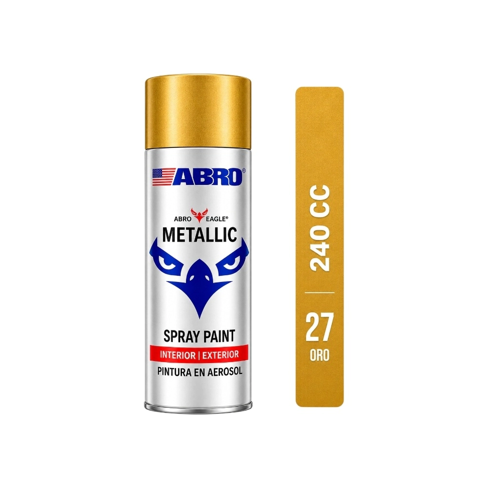 ABRO 240cc AEROSOL DORADO    (027)