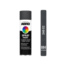 ABRO 240cc AEROSOL GRIS OSCURO (maquina) (084)