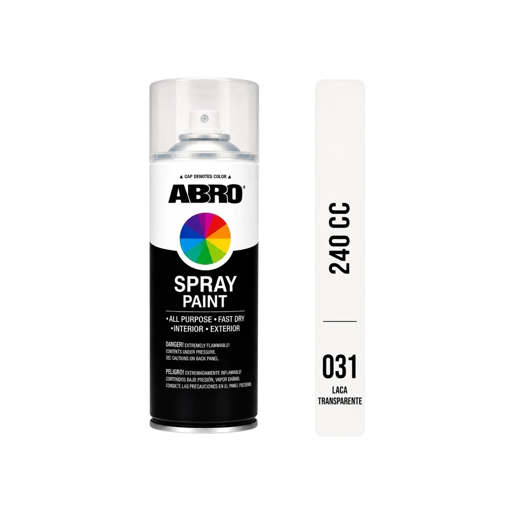 ABRO 240cc AEROSOL LACA TRANS (031)