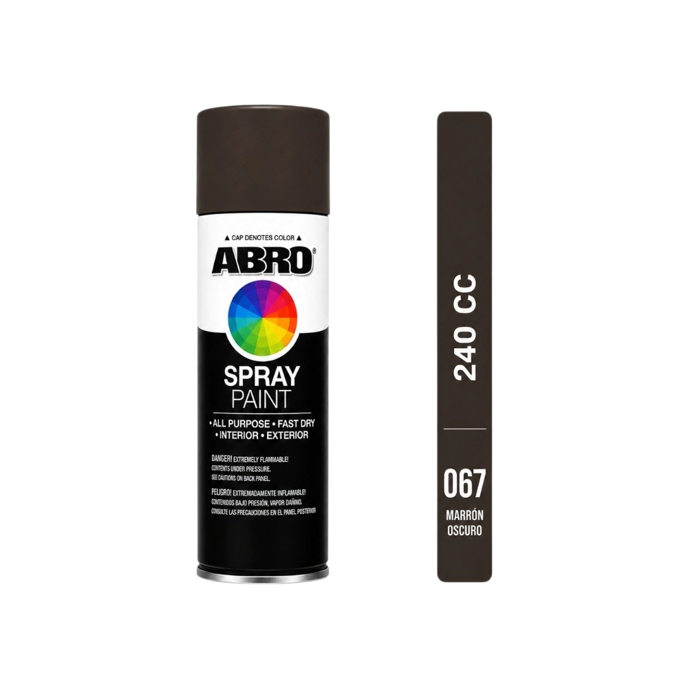ABRO 240cc AEROSOL MARRON OSCURO (067)