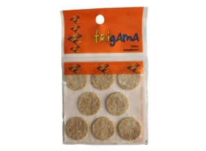 TRIGAMA FIELTRO AUTOADHESIVO CIRCULO 30 MM BEIGE