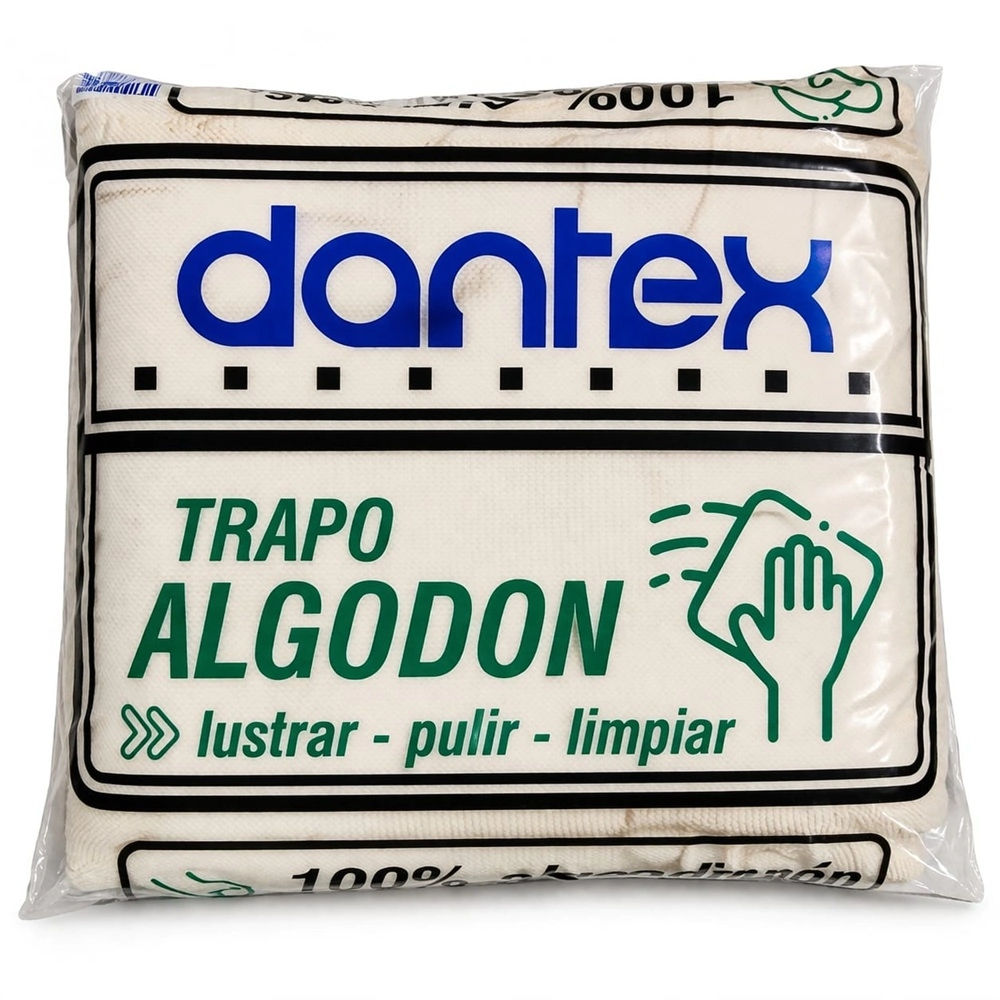 DANTEX TRAPO BLANCO ALGODON 500 GR