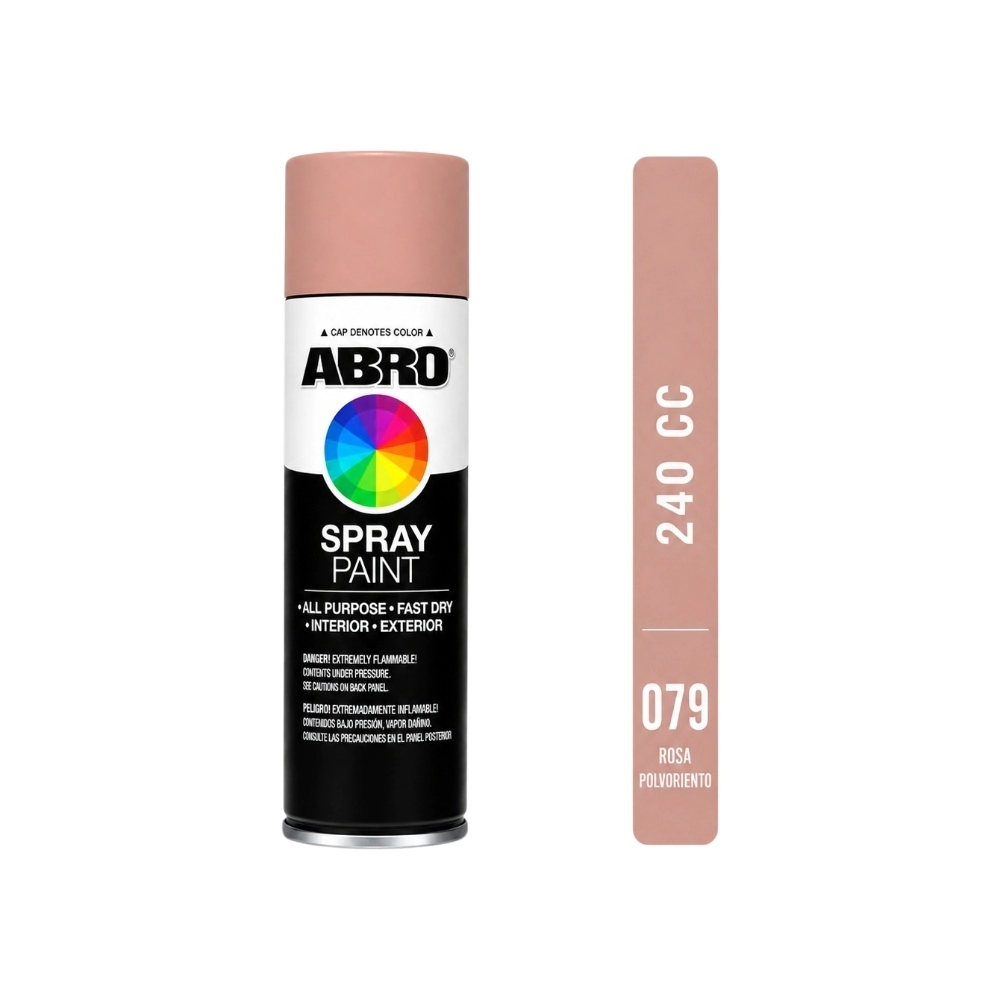 ABRO 240cc AEROSOL ROSA POLVOR (079)