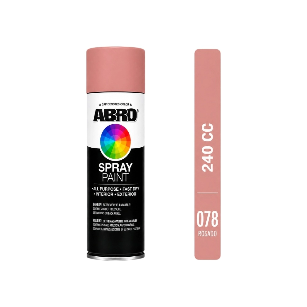 ABRO 240cc AEROSOL ROSADO (078)