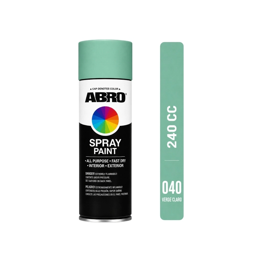 ABRO 240cc AEROSOL VERDE CLARO   (040)