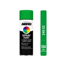 ABRO 240cc AEROSOL VERDE FLUO  (104)