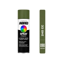 ABRO 240cc AEROSOL VERDE KAKI      (090)