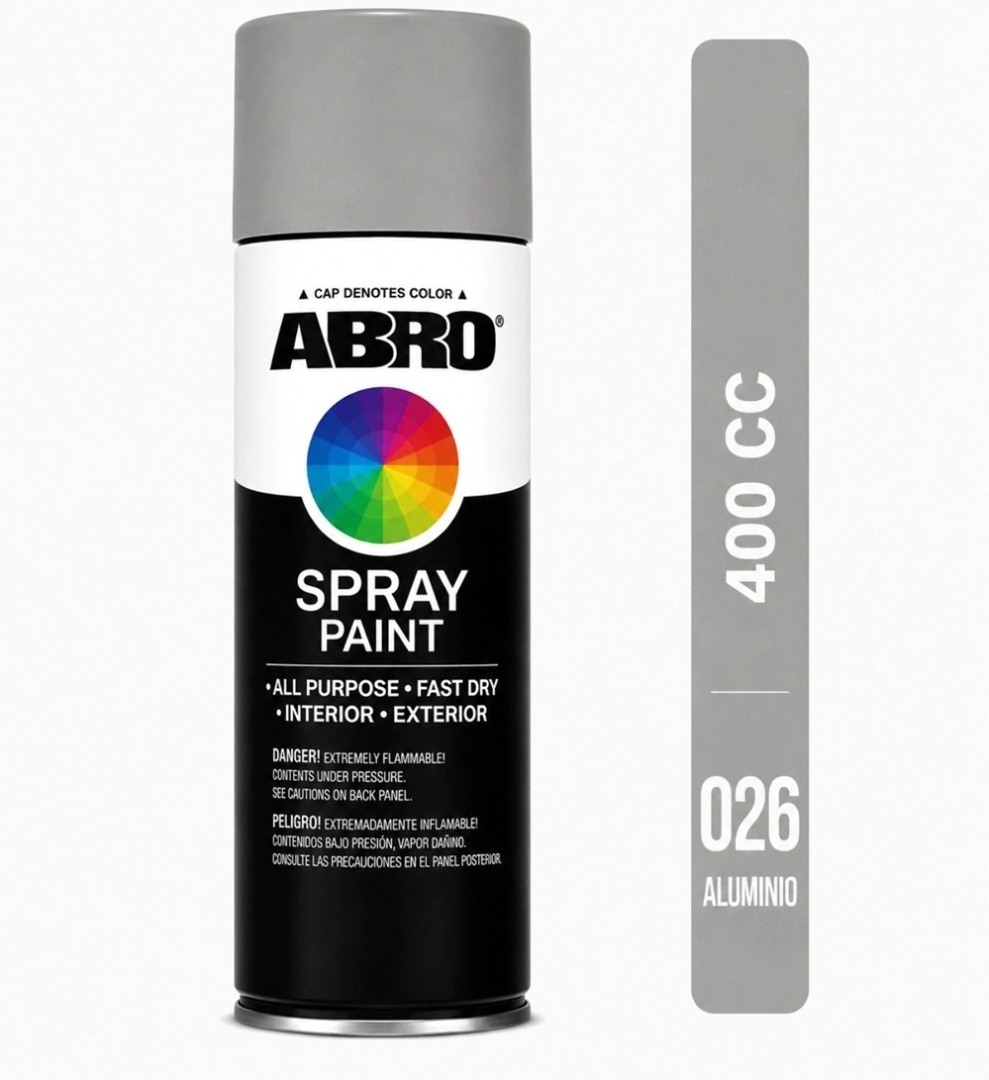 ABRO AEROSOL ALUMINIO 400 cc   (026)