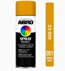 ABRO AEROSOL AMARILLO MEDIO 400 cc  (051)