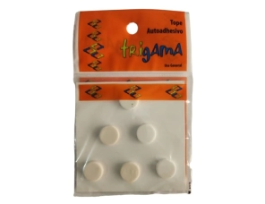 TRIGAMA TOPE BLANCO CIRCULAR MINI  X 6