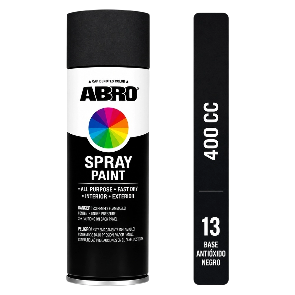 ABRO AEROSOL ANTIOX NEGRO 400 cc (013)