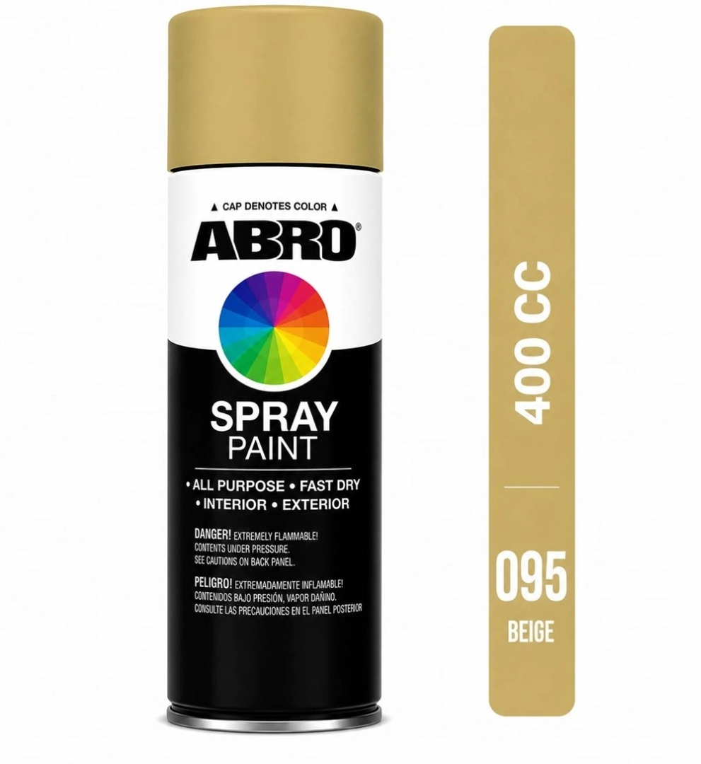 ABRO AEROSOL BEIGE 400 cc     (095)