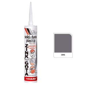 NODULO SOLDADURA PLASTICA ZINKGOTA GRIS 280cc