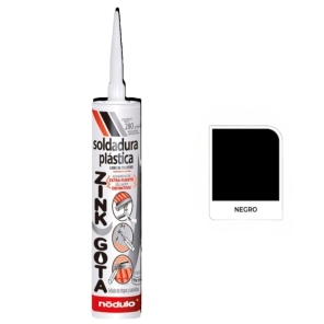 NODULO SOLDADURA PLASTICA ZINKGOTA NEGRO 280cc