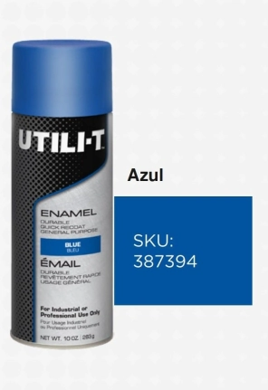 RUST OLEUM UTILI-T AZUL BRILL 283g (387394)