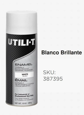 RUST OLEUM UTILI-T BLANCO BRILL 283g (387395)