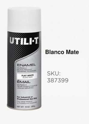 RUST OLEUM UTILI-T BLANCO MATE 283g (387399)