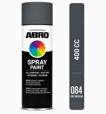 ABRO AEROSOL GRIS OSCURO 400 cc (maquina) (084)