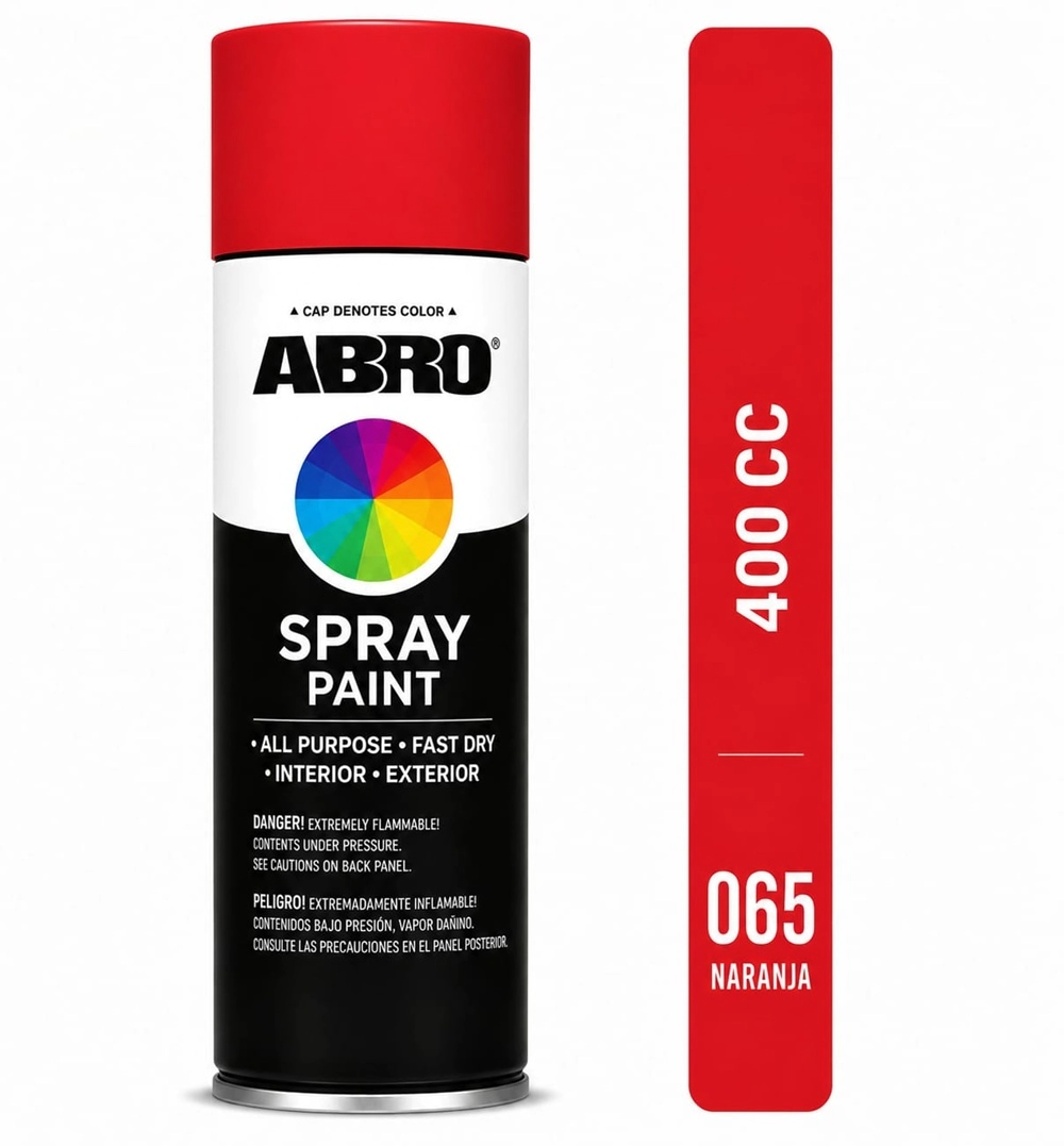 ABRO AEROSOL NARANJA 400 cc    (065)