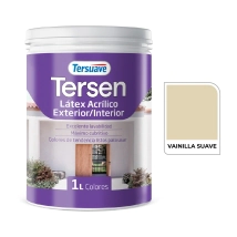 TERSEN LATEX EXTERIOR INTERIOR VAINILLA SUAVE 1 LT