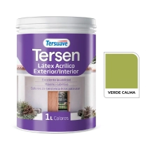 TERSEN LATEX EXTERIOR INTERIOR VERDE CALMA 1 LT