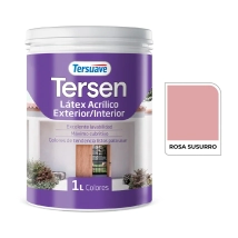 TERSEN LATEX EXTERIOR INTERIOR ROSA SUSURRO 1 LT