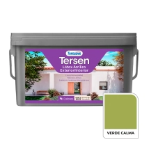 TERSEN LATEX EXTERIOR INTERIOR VERDE CALMA 4 LT