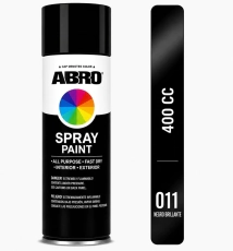 ABRO AEROSOL NEGRO BRILLANTE 400 cc     (011)