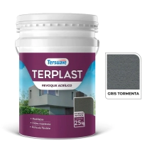 TERPLAST REVOQUE ACRILICO GRIS TORMENTA 25 KG