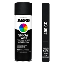 ABRO AEROSOL NEGRO ALTA TEMP 400 cc(202)