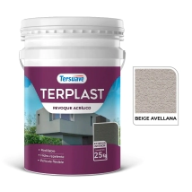 TERPLAST REVOQUE ACRILICO BEIGE AVELLANA 25 KG