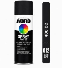 ABRO AEROSOL NEGRO MATE 400 cc  (012)