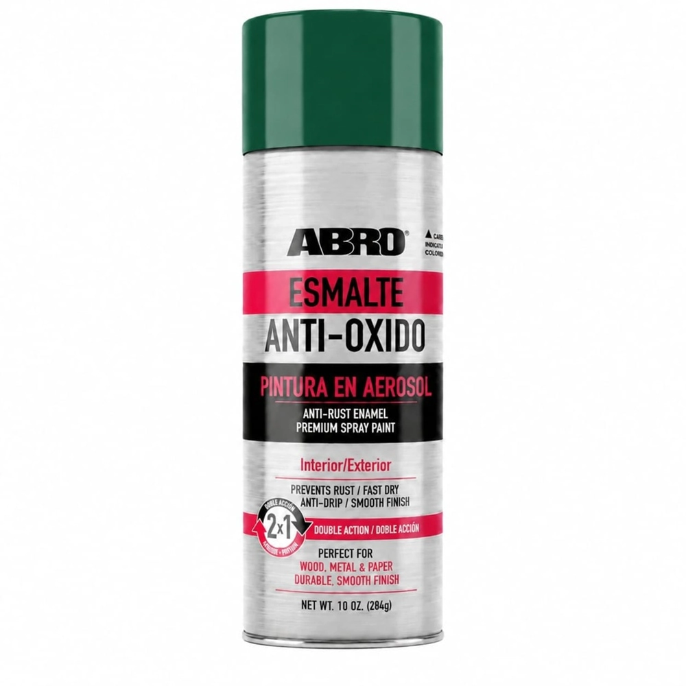 ABRO AEROSOL DOBLE ACCION VERDE INGLES 400 CC