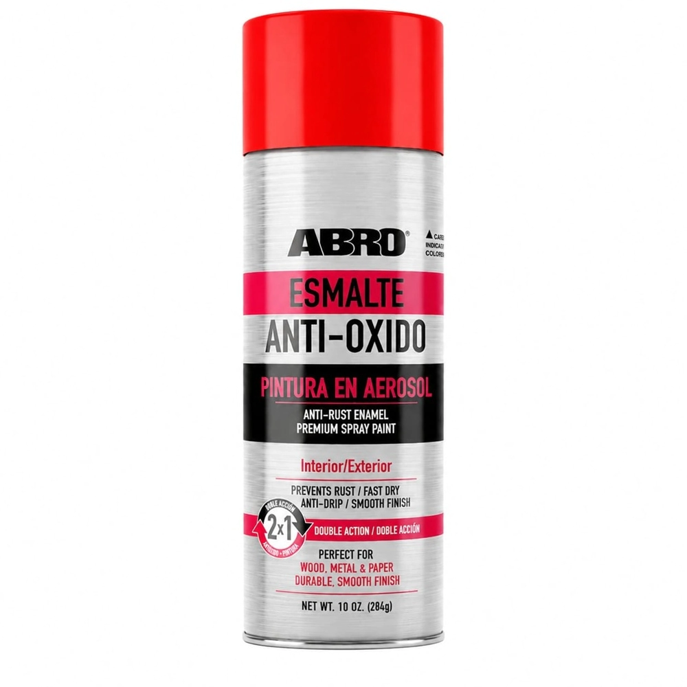 ABRO AEROSOL ANTIOXIDO 2 EN 1 ROJO FUEGO 400 CC